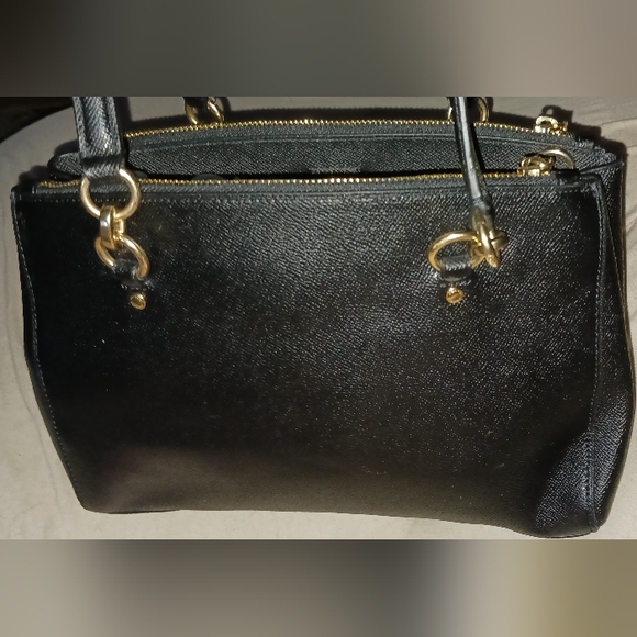 Coach Stanton EUC Black Leather Tote Bag - Picture 2 of 6